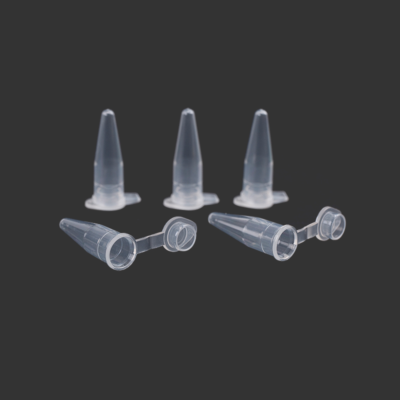 2 ml genomskinligt PCr-rör med platt lock